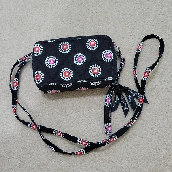 Vera Bradley Parisian Pom Poms Crossbody Wallet - Picture 2 of 4